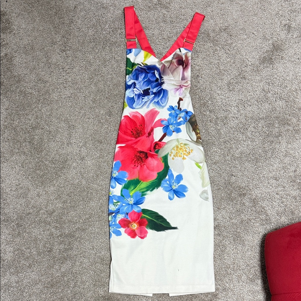 Floral Print Midi Dress